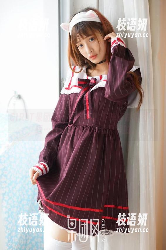 GIRLT果团网 - 免费欣赏丁晓楠镂空图片，唔…这姿势挺想多看几眼的。