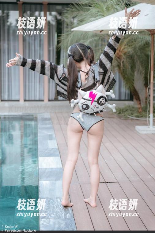 KuukoW女孩新套图更新！当你每天看她，心情就像是在喝气泡水，咕噜咕噜