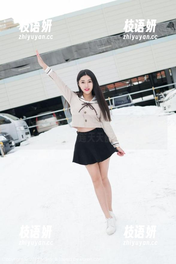 MiStar魅妍社 - 白得纯粹，赵欢颜Jessica图包分享，连天天都是小白兔！