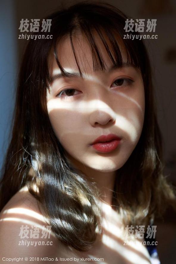 MiiTao蜜桃社 - 哟，陌子Mandy又来一波“纯白”作品啦，顺便下美图，让人羡慕的白光光！