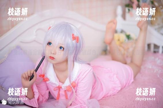兔玩映画定制写真：白丝搭配粉嫩颜色，一阵莫名的温柔袭来。