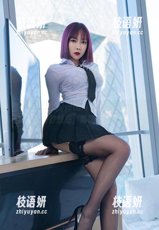 微密圈 - 果儿Victoria的兔女郎写真时不时让你冷静想想，她这发型也是绝了。