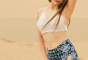 波萝社 – 柳侑绮揭开夏天的画卷，最新作品，怎么突然想到冰淇淋了呢。